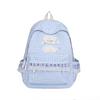 Schoolbag Small Fresh Lace Edge Backpack Female Elementary School Student Cartoon Plaid Versatile School Bag Junior High School Student Cute Girl Back