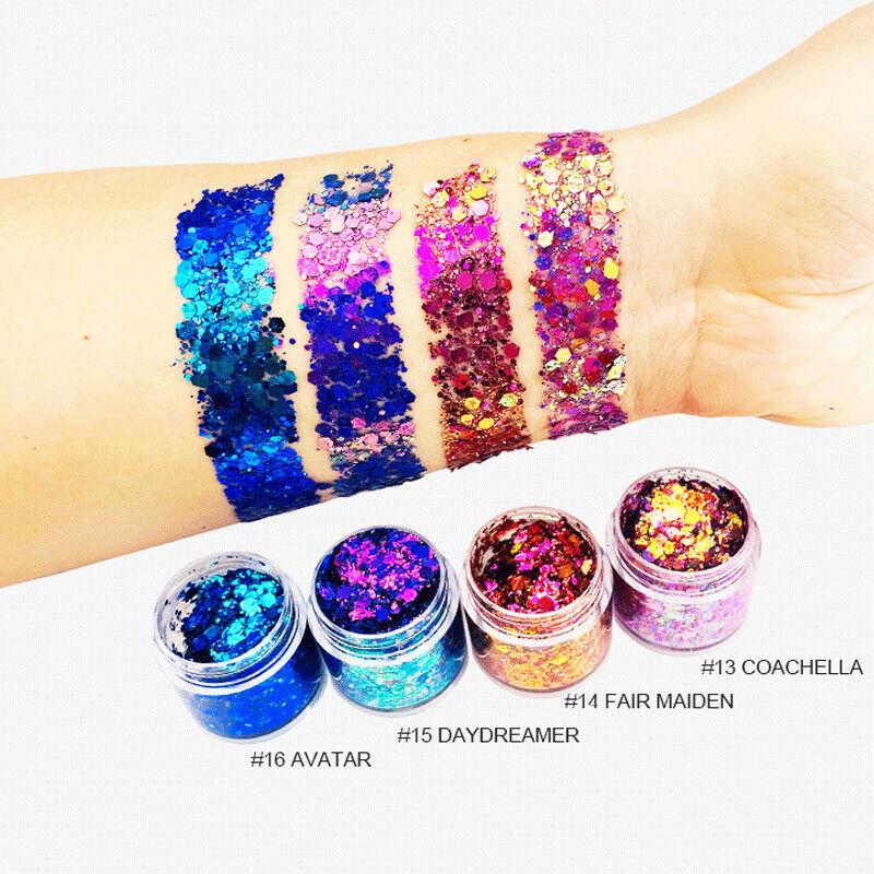 Multichrome Chameleon Eyeshadow Face Body Makeup Shining Aurora Pigment Chrome