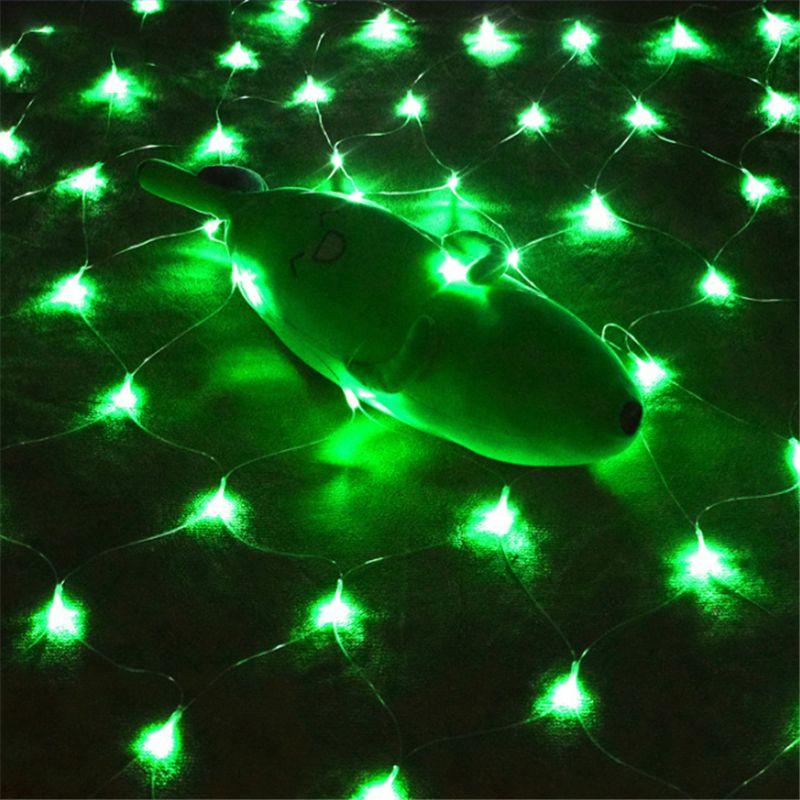 Mesh Christmas Net Fairy String Lights Xmas Party Outdoor 3m2m 200led Us Eu