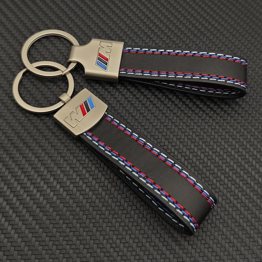 Luxury Leather Car Keychain for BMW M Sport E39 E46 E90 E60 E30 E36 E87 E53 F15 F16 F20 F30 X3 X5 X6 Z3 Z4 M2 M3 M4 M5 Keyring ulbn07