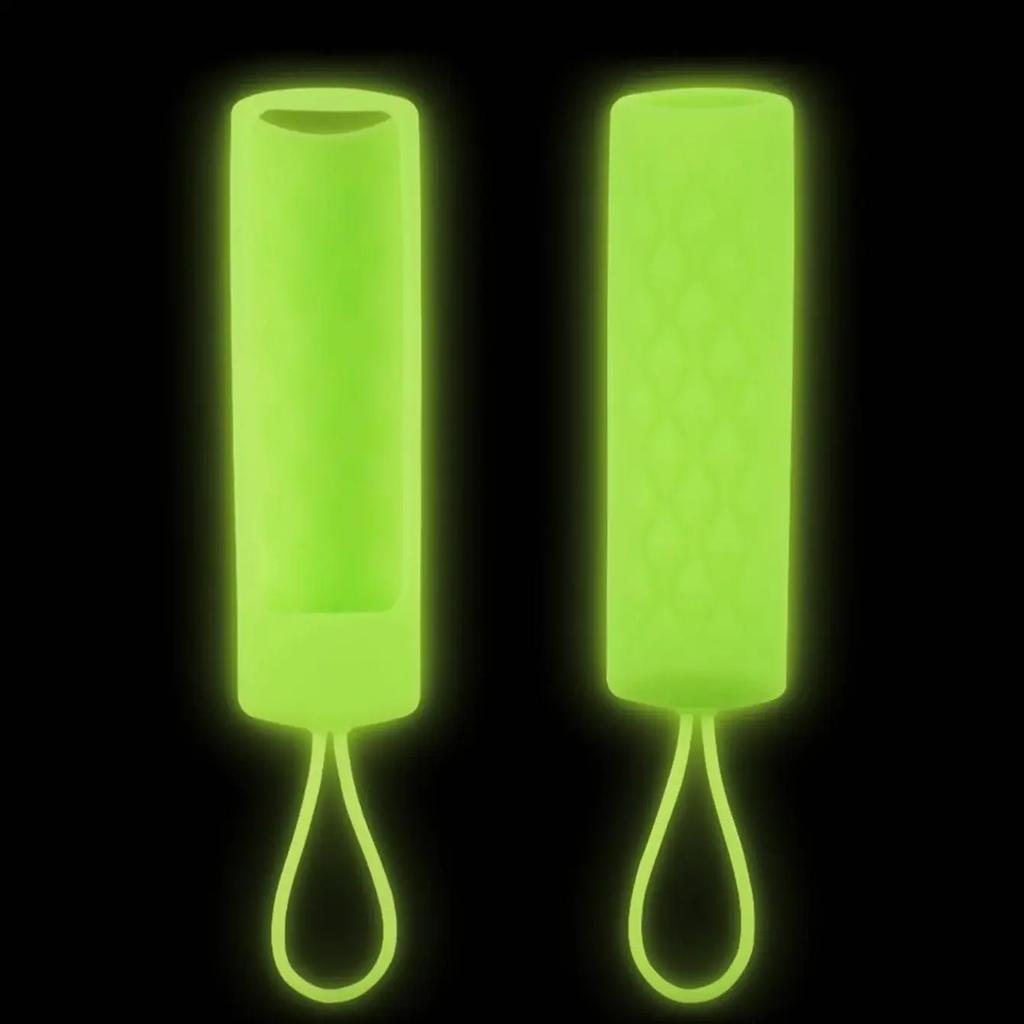 1pc - Luminous silicone cover for remote control, with hanging rope, suitable for fire tv4K TV remote control