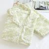 Fresh Sweet Winter Thicken Pajamas Sets Women Keep Warm 100% Scuba Cotton Quilted Long-sleeved Sleepwear