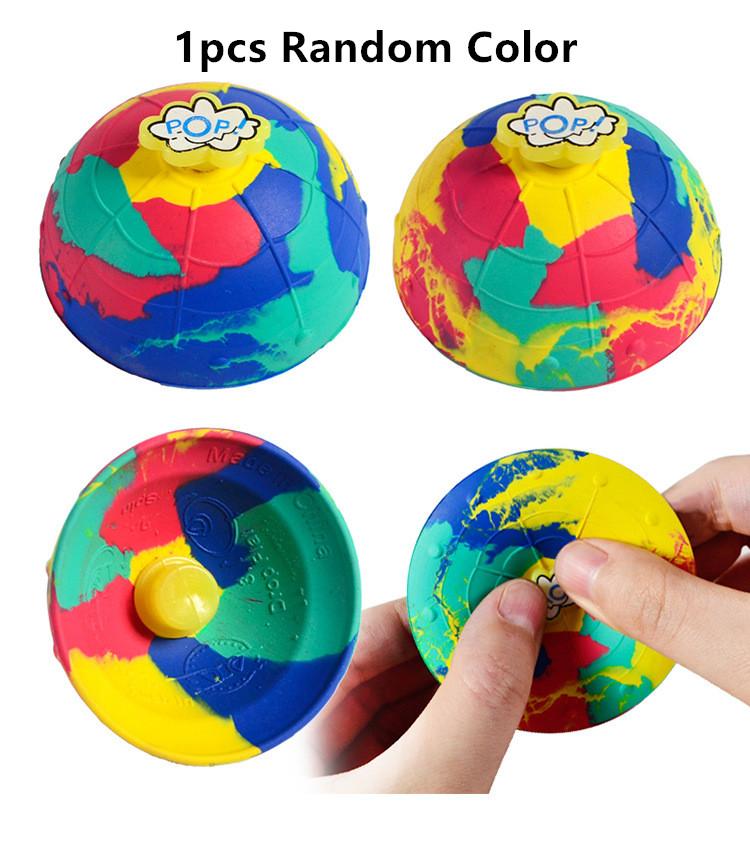 

Camo 1Pc Bounce Bowl Half Side Bouncing Ball Cloud Buckle Camo Bouncing Bowl Creative Children S Relief Toy For Kids Adults Children s Birthday Gift