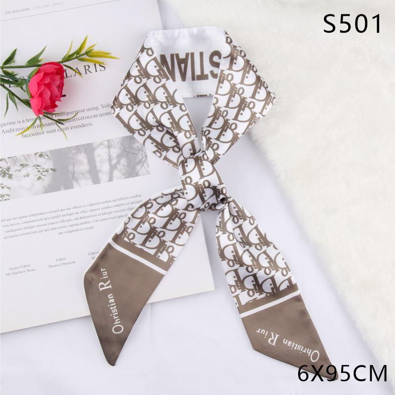 Versatile Vintage Silk Scarf: Hair Tie, Headband, Bag Accessory