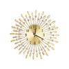 Two Colors Craft Modern Creative Design Wall Clock Mute Home Living Optional Fashion Metal Room Decoration Bedroom Diamond