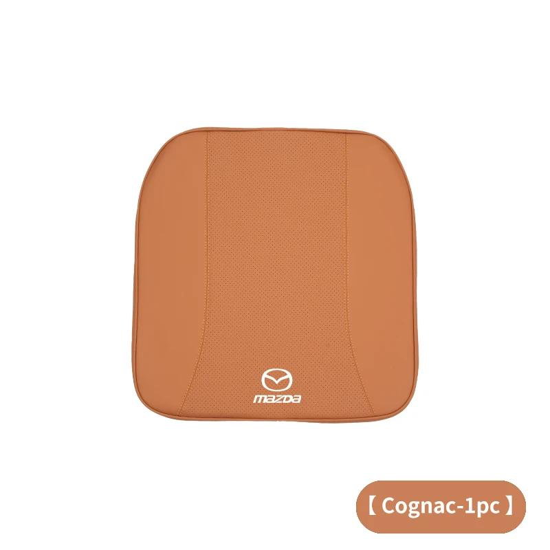 

2025 Горячая Подушка на Сиденье Автомобиля Противоскользящая Защитная Чехол-Коврик Кожаная Подушка для Mazda Axela 6 3 5 2 CX5 CX7 CX9 CX30 RX8 MX5 Atenza