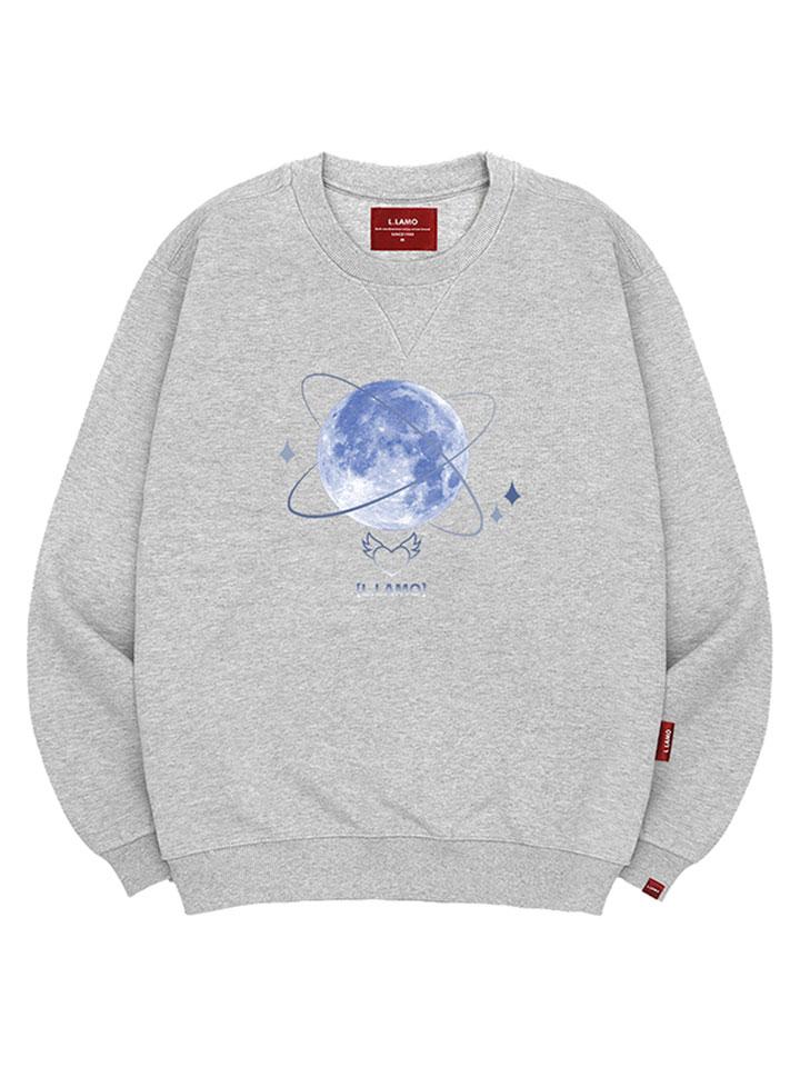 Ellamo Moon Orbit Sweatshirt Unisex Big Size S~4Xl (B Type)