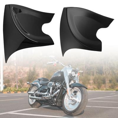 Spoiler de carenagem frontal de motocicleta preto brilhante/fosco para Harley Sportster Touring Softail Fatboy Dyna Glide 2004-2017
