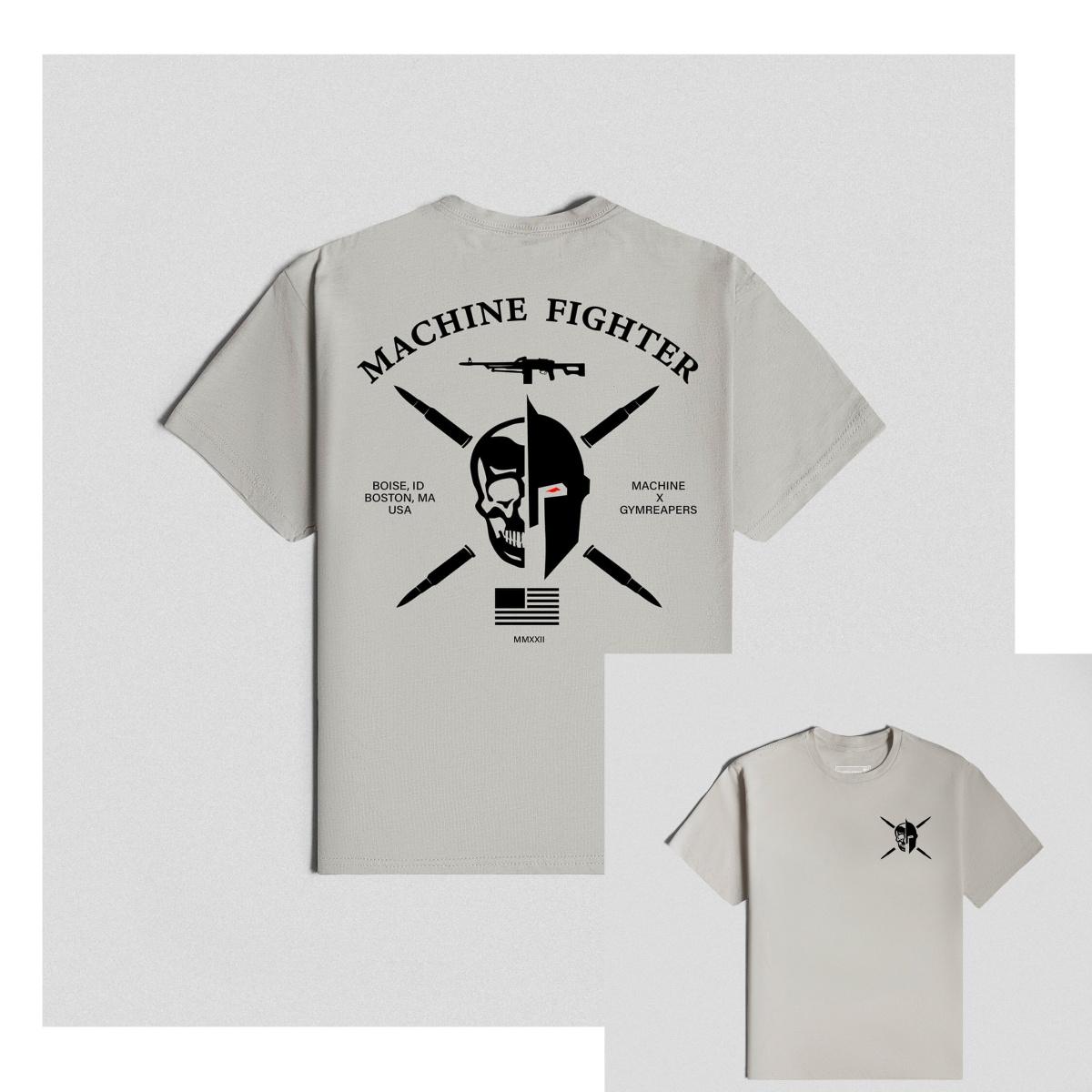 

762 Machine Fighter Tee Sports Fitness Training Gym Leisure TShirt Mens and Womens Luxury Brand Top 4XL