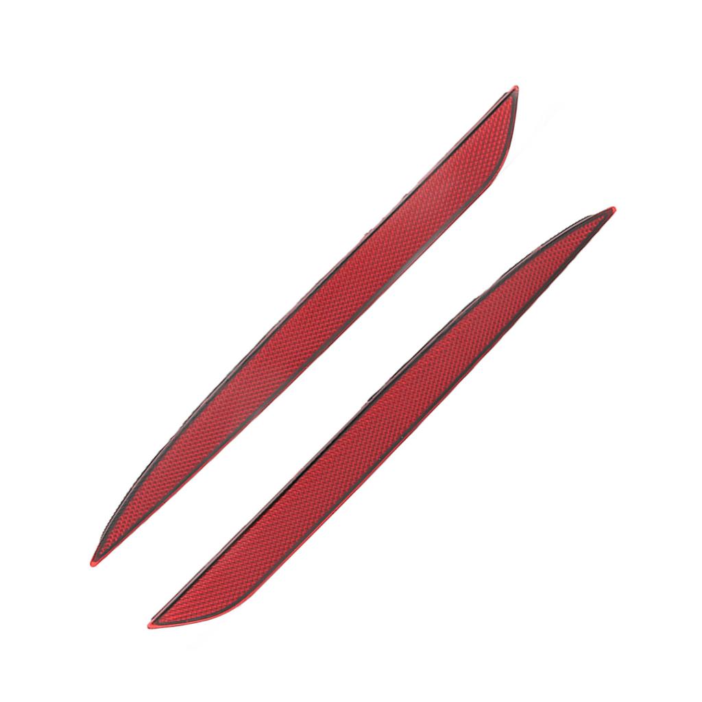 1 par bakre støtfanger reflektor 1495817 00 C Venstre Høyre Støtfanger Reflector Strip erstatning for Tesla