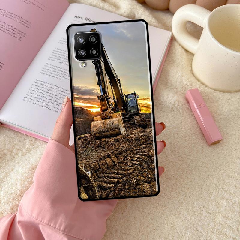 Excavator Case For Samsung Galaxy A54 A34 A14 A13 A12 A22 A32 A52 A72 A51 A71 A53 A52S Back Cover