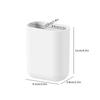 Creative Wall-mounted Storage Box Drain Basket Simple Toothbrush Holder Toothpaste Cup Holder Portable Bathroom Supplies