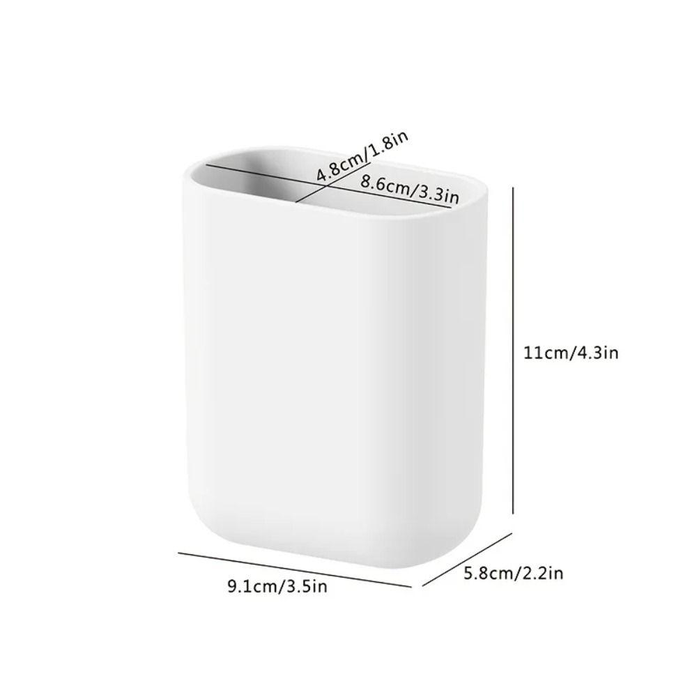 Creative Wall-mounted Storage Box Drain Basket Simple Toothbrush Holder Toothpaste Cup Holder Portable Bathroom Supplies