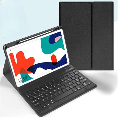 Bluetooth Keyboard Case for Huawei Matepad T10S T10 Pro 10.8 Matepad 10.4 11 M6 10.8 11 2023 Leather Pencil Holder Silicone Shockproof Cover