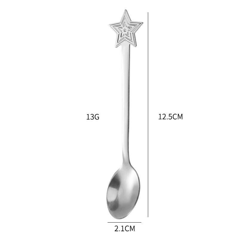4PC New Year Spoon Fork Christmas Decorations Home Christmas Gifts Christmas Tableware Decorations Children's Gifts