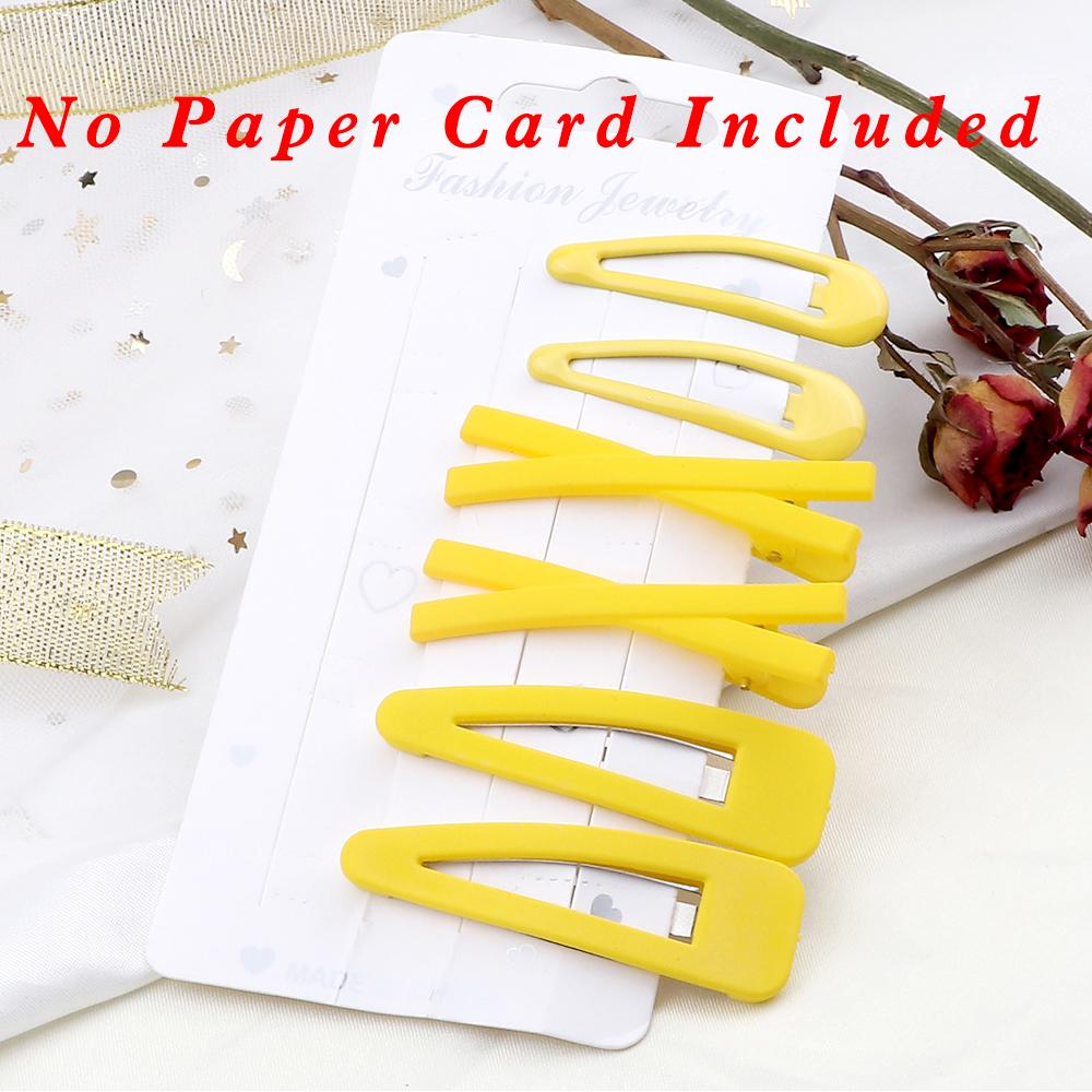 Mixed 5Pcs/Set Hair Clips Accessories Sweet Simple BB Hairpin X-shaped Hairpins 6Pcs/Sets Solid Purple Color Barrettes Headdress