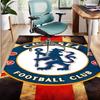 Football Club F.C Pattern Rug, Indoor/Outdoor Mat, for Picnic, Gameroom, Bedroom, Office, Living Room, Home Decor Carpet, Birthday Gift