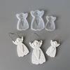 Heat Resistant Silicone Candle Mould With Girl Angelic Embossing for Handmade Gift Party Decoration
