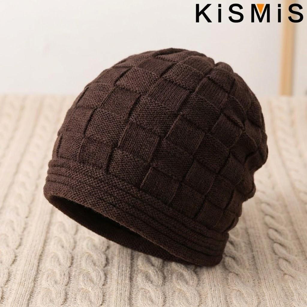 

Winter Knitted Hat for Women Warm Beanie Casual Solid Cap Anime Cosplay Accessories Soft Wool Winter Hats кавовий