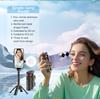 Mini Bluetooth Selfie Stick Multifunctional Integrated Type Selfie With Handle Foldable Retractable Portable Gamepad Stand
