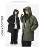 Men's Winter 2025 Hooded Mid-Length Cotton Jacket - Thick, Warm, Trendy Outdoor Coat