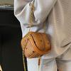 Trend New Light Luxury Temperament Hand-held Dice Small Bag Personalized Printing Foreign Style Advanced Sense Chain Messenger Women's Bag