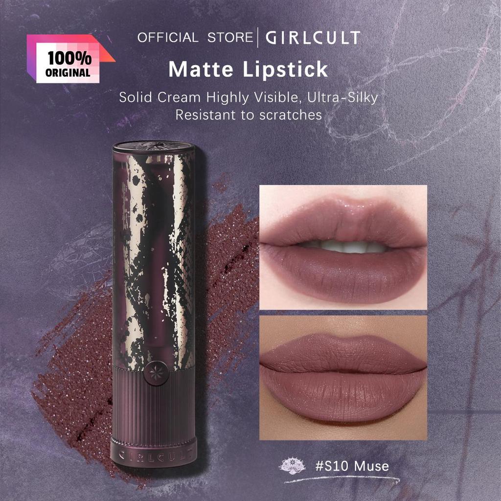 girlcult Matte Lipstick 3.5g/0.12oz (6 Color Options)