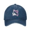 Cherry Blossom Japanese Fish I Koi Carp Baseball Caps Vintage Distressed Denim Snapback Cap Unisex Women Golf Gift Caps Hat