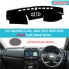 For Hyundai Creta   2024 Car Dashboard Cover Dash Mat Flannel Suede Polyester Carpet Cape Protector Shade Accessories