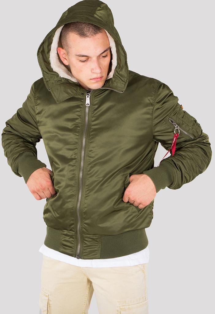 Winter Jacket Alpha Industries MA-1 Hooded (158104) Green (158104-257)