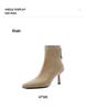 2025 Autumn/Winter Stretch Suede Stiletto Heel Pointed Toe Ankle Boots – Sexy, Soft, Comfortable Sock Design