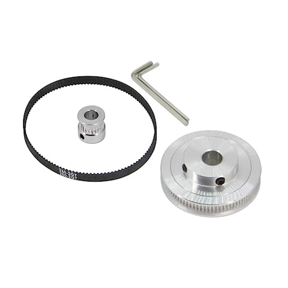 Rueda Síncrona de 20 y 80 Dientes Correa de 250 mm Alta Calidad