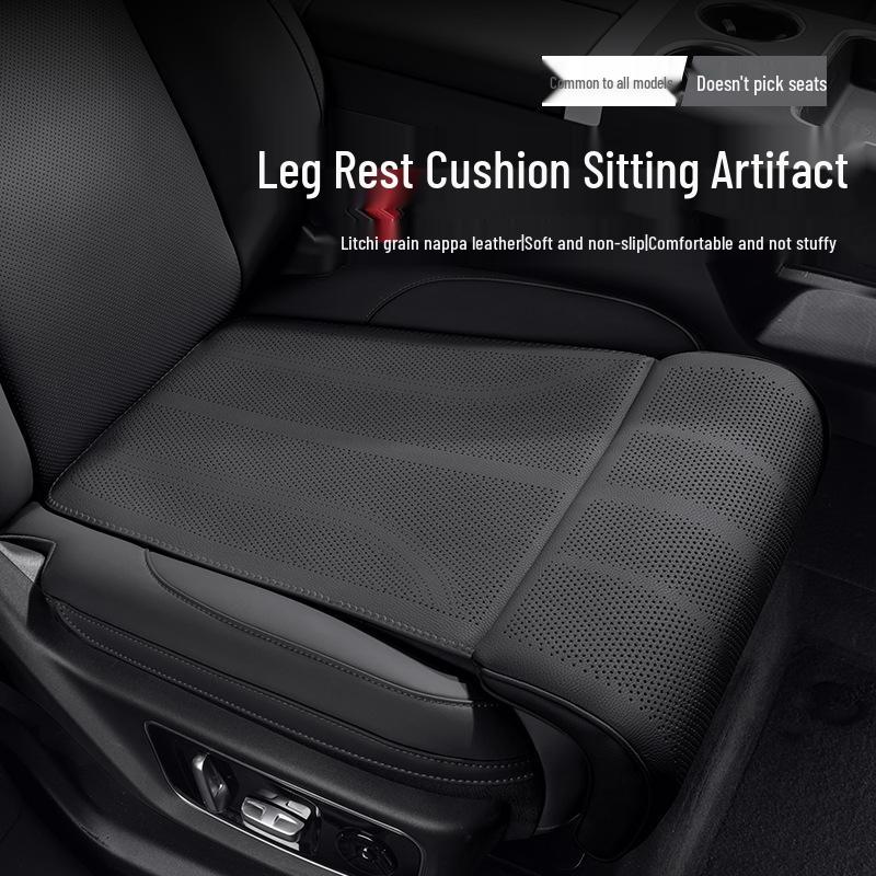 Multifunktionales perforiertes belüftetes Autositzkissen mit atmungsaktiver Beinauflage und Memory-Schaum-Stütze.