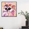 huacan 5D Diamant Malerei Voll runde Eule Diamant Stickerei Verkauf Blume Eule Strass Bilder Diamant Mosaik