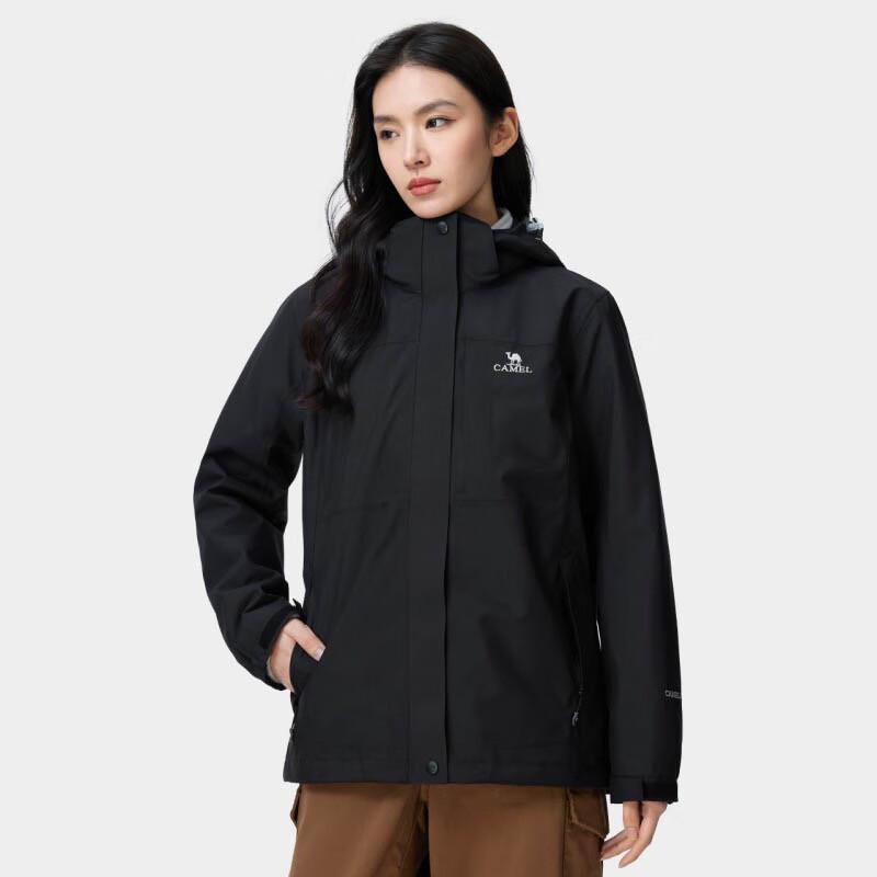 CAMEL Women's 3-in-1 Fleece Lined Hiking Jacket