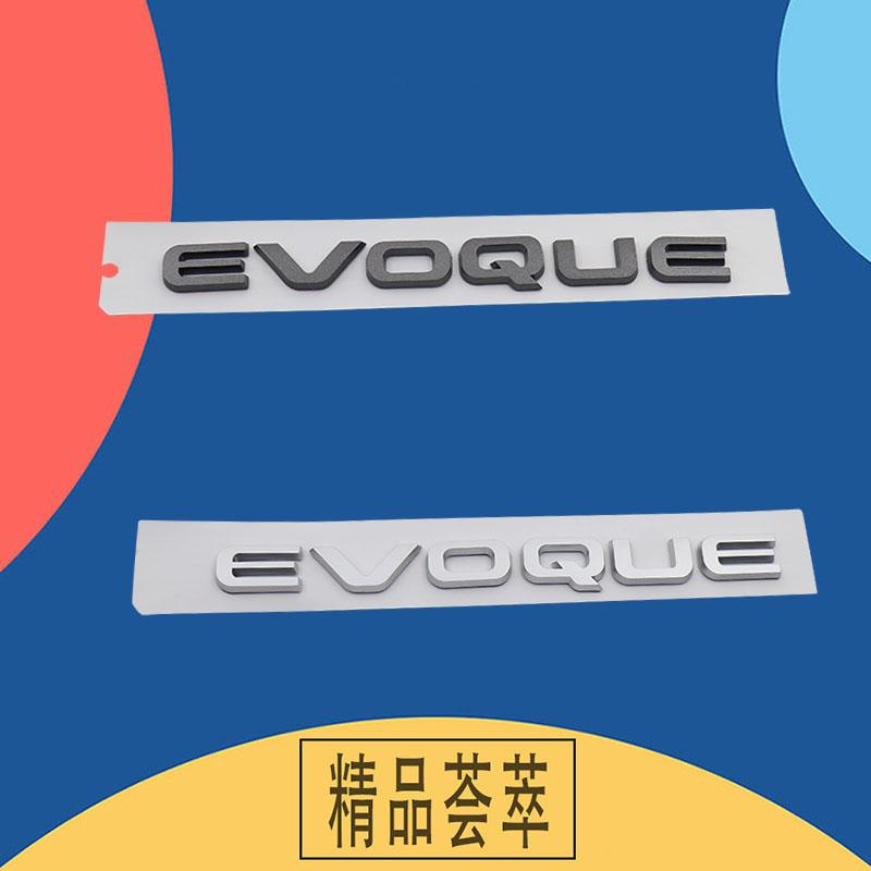 3D Premium EVOQUE Letters for P250 P300 Styling Accessories Car Engine Hood Fender Trunk Tail Rear Decal Emblem Badge Sticker