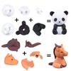 Creative Cartoon Animal Shape Eraser Eco-friendly Trp Individually Packaged Removable Eraser(color