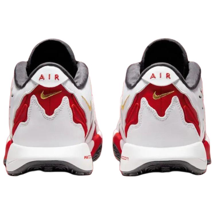 New Nike Lebron 21 Anti Slip Wear Resistant Low Top Basketball Shoes Men's White Red HV1222-100
