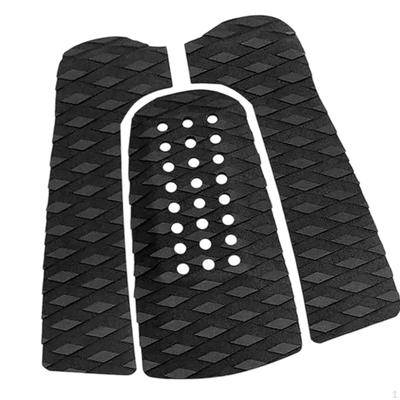 3 Stück Surfbrett Traktionspads Fuß Deck Grip Pad Anti-Rutsch EVA Stomp DIY Zubehör Bodenmatte