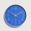 Wall Clock Modern Simple Three-dimensional Characters Personalized Creative Round Wall Clock Bedroom Silent Quartz Clock 12 Inches 30CM