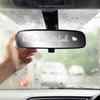 Sada 4ks nálepek na zpětná zrcátka Hello Beautiful Letters Self Afirmace Reflexní růžové vinylové samolepky na auto pro ženy
