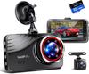 Dash Cam with 2K Front and Rear Latest IMX335 Wide Angle Infrared Night LED Traffic Light Noise LCD Parking Motion Automatic Event Easy 32GB MicroSD