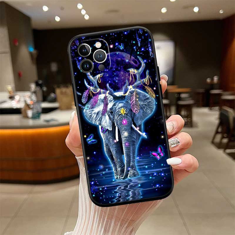 UP1 Animal Elephant New High-End Shell Phone Case for Redmi Note 8 9 Pro Max 9S 9T 9C NFC 8T 8A 10A A4