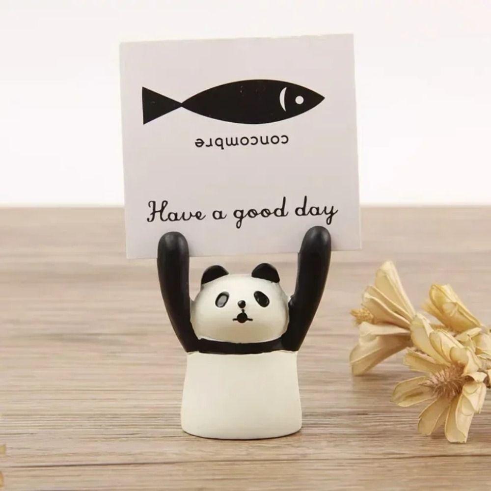 

Picture Hand Raising Card Clip Messege Photo Stander Clip Cute Desktop Memo Clip Holder Rome 4