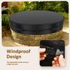 Round Fire Pit Cover Heavy Duty Outdoor Waterproof Oxford Fabric Rainproof Sunscreen BBQ Grill Cover