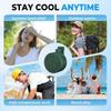 Silent Clip-On Mini Fan Portable Waist Hanging Fan USB Rechargeable 3 Speeds for Home Outdoor Sports