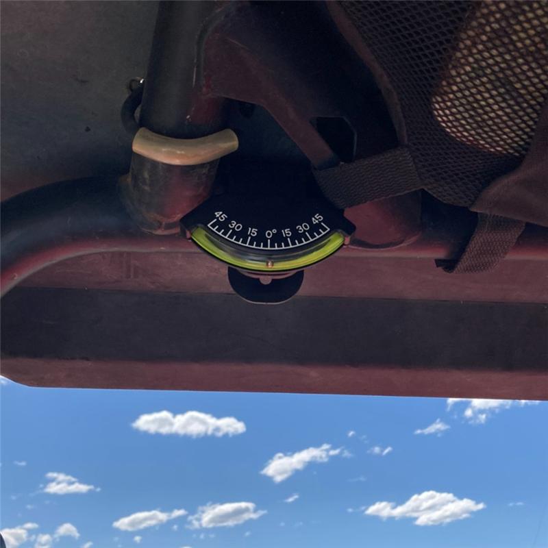 A03Z-Wasserwaage für Wohnmobil, LKW, Fahrzeug, Anhänger-Wasserwaage, Neigungsmesser mit hoher Auflösung, Neigungsmesser-Anzeige 2 Stück