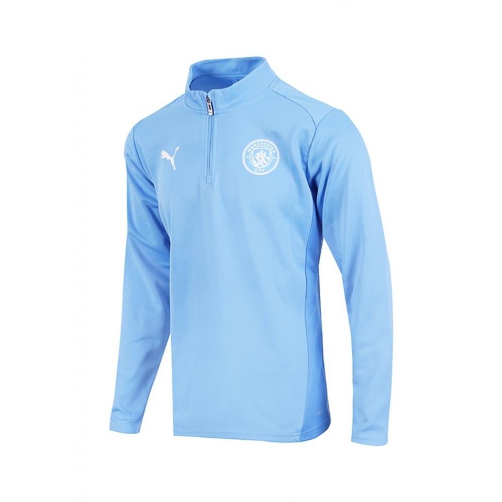 

Puma Man City 1 4 Zip Up Long Sleeve Tee Manchester City Essential 77777318M