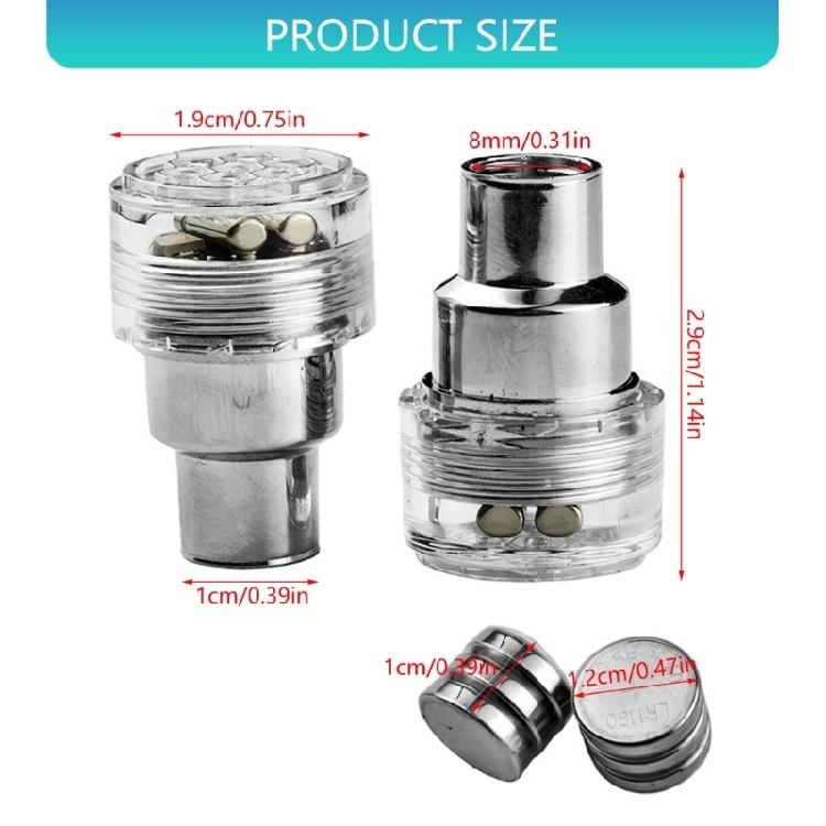 Tire Valves Cap Covers Motorcycle Tire Accessories LED Wheel Light Bike Wheel Lights Car Tire Valves Stems Cap