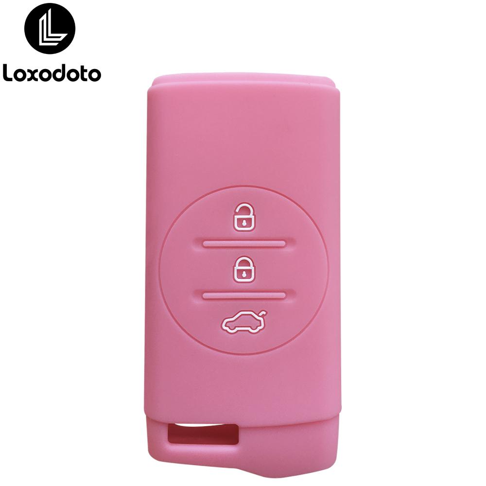 Silicone Remote Key Case Cover Keychain Car Accessories for Chery Tiggo 7 Pro Tiggo 8 Tiggo 2 Pro 3x 5x Exeed 2020 2021 2022